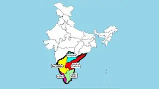 India/Southern Zonal Council - Rap the Map to learn the States & Capitals of India SHORT VERSION