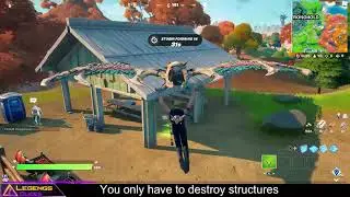 Destroy Structures at Durr Burger Restaurant or Durr Burger Food Truck - Fortnite