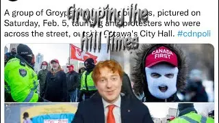 Canada First groypes the hill times #groyped #Protest #Canada #Truck #Canada #canadaprotest #Shorts