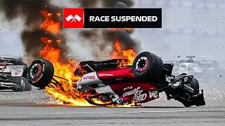 F1 CRASHES BUT THEY GET INCREASINGLY SCARIER