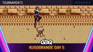 Kusogrande Day 5 - Awesome Games Done Quick 2026 Tournaments