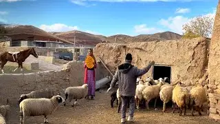 Iranian Nomadic Life: Secrets of Baking Traditional Local Bread from a 1000-Year-Old Village