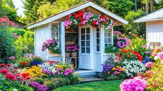 Turn Your Small Garden Into a Colorful Dream 🌸 Release Negative Energy & Feel Pure Peace Here