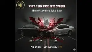 When your case gets spooky, The DJF Law Firm fights back. 👻