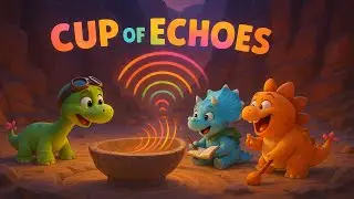 The Dino and the Cup of Echoes | Kind Words Travel Far