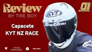 Review Capacete KYT NZ RACE by TireBoy. Ser&aacute; ele o melhor capacete Race do mercado? #review #kyt