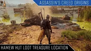 Местоположение сокровищницы в Assassin's Creed Origins Hamew Hut