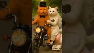 Harami billa got married 🤣🔥 #animation #cat #cartoon