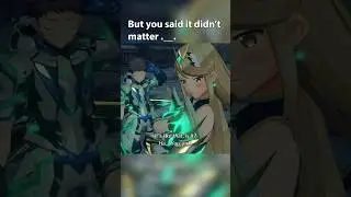 Mythra calls Rex a jerk (Xenoblade 2 Edit) #xenobladechronicles2 #pyra #mythra #shorts
