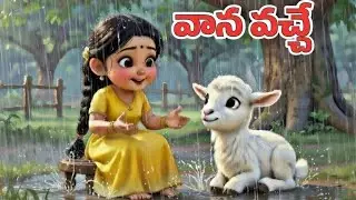 Vaana Vache Telugu Rhymes for Kids | Rain Song | Telugu Rhymes