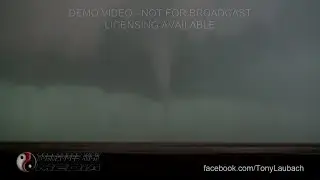 Multiple Cameras Capture Close Tornado in Kansas - 5/28/2015 Leoti, KS
