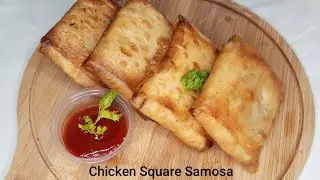 Chicken Square Samosas | Chicken Box Samosas | Iftar Special | Samosa Recipe in Malayalam |
