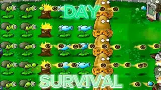 Plants vs zombies survival day