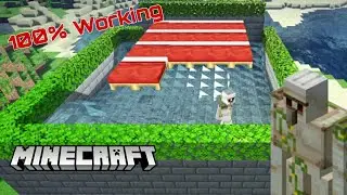 How to Make Easy & Infinite Iron Farm in Minecraft 1.18