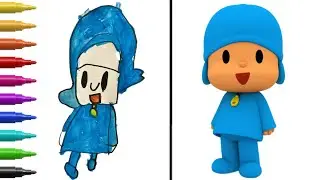 How To Draw Pocoyo &ndash; Fun & Easy Drawing Lesson for Kids #pocoyo #howtodraw