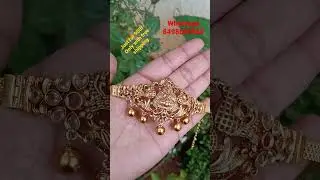 Bajubhand Cum Mini Choker In Nakshi Quality 💞😍