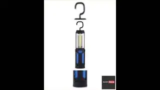 Luce portatile da lavoro emergenza 400 LM con ricarica USB e gancio