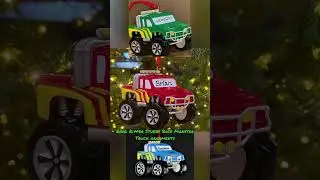 Road Ripper Stubby Base Monster Truck ornaments