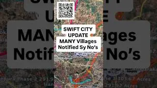 Swift city update Sarjapura many villages sy no notified Bangalore Bengaluru
