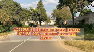 Woodlands residential area Lusaka 🇿🇲review/Drive by 4k #subcribe #realestate #vlog#skateboarding