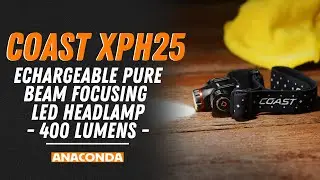COAST XPH25 Rechargeable Pure Beam Focusing LED Headlamp -400 Lumens
