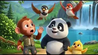 Rio little Monkey&rsquo;s Amazing Treasure Journey | Cute Animal Story 🐼🐥🐒 #riofilms #rio