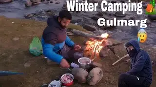 Day 2 -Winter Camping in Gulmarg Kashmir ❄ -5&deg;c @IdreesMir |Wilderness Cooking |Bush craft