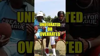 Underrated or Overrated? Football Edition 🏈 #shorts