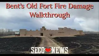 Bent&rsquo;s Old Fort National Historic Site Southeast Colorado Wildfire Damage Walkthrough April 13 2022.