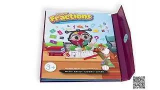 Ahvian The Creative: Educational Math 🧲 Magnetic Book Learning Fractions- a Montessori-inspired