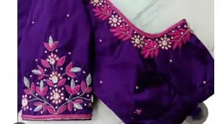 computer embroidery blouse stitching ✂️🤷 like share subscribe my channel please 👍