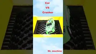 Car  VS  Crusher .    #automobile #shredder #satisfying #machine #industrialshredder