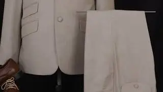 Mod Suits | Bespoke Suits | Modcloth | Beige Suit 60s Tailored 3 Button Slim Fit Mod Suit For Men