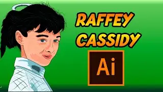 Illustrator CC| (Only mouse)  Raffey Cassidy  Speed Art