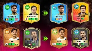 DLS 2025 | Upgrade Max RARE PLAYERS FROM 2020 & 2021 ( MERTENS 80, MAGUIRE 80 &...)