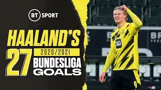 Erling Haaland is built different 🤖 | Here are his 27 Bundesliga goals from 2020/21!