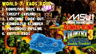 Donkey Kong Country 3 (SNES|GBA MSU1) (103%) (7|9) / World 7: Kaos Kore [4:3/4K@60]