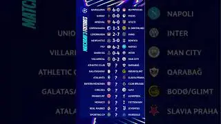 ⚽UEFA Champions League Tuesday Results! #ucl