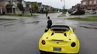 Alfa Romeo drone footage on a Wedding day in Toronto - Best wedding video Toronto