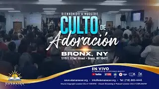 Culto de Adoraci&oacute;n en vivo - Jueves 4 de Diciembre, 2025 &bull; Bronx, NY