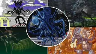 EVERY Alien Queen Video Game Boss Fight! 1986-2024