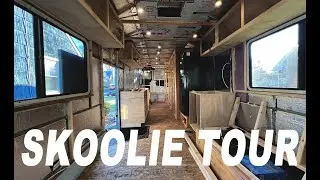 Skoolie Bus Conversion Tour | UPDATE!!