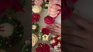 Turning Cake into Art: Crafting Beautiful Designs from Scratch #cake #cakecraft #flowers #cupcakes