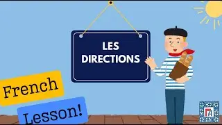 Learn the directions in French! - FRENCH LESSON FOR KIDS