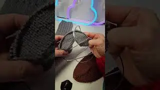  Desember projects. The sock is knitted with both a single thread and a double thread. 