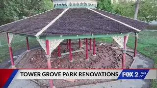 Tower Grove Park undergoing renovations