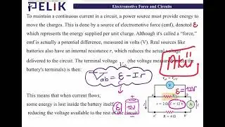 Ko&ccedil; &Uuml;niversitesi General Physics 1 - Midterm I - ElectroMotive Force { EMF } TOPIC 6