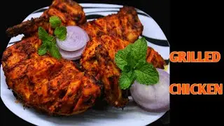 GRILLED CHICKEN WITH SPICY MASALA || OTG || Achus Kitchen Vibe