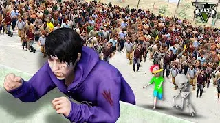 ကျွန်တော်နဲ့ဘိုဘို Zombie မြို့တော်ထဲမှာအသက်ရှင်ခဲ့တယ် | Zombie City in GTA V | SMART On Live