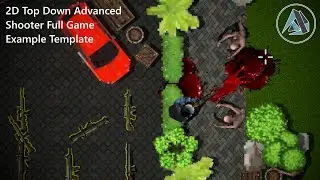 2D Top Down Advanced Shooter Full Game Example Template Showcase (Unity Asset Store) (Template)